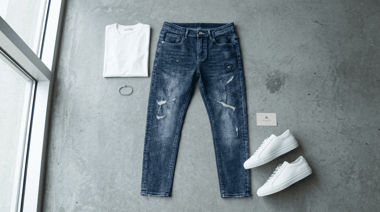 جينز بربري ستراس – Burberry Strass Jeans