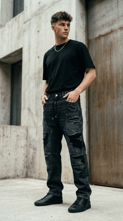 جينز كارغو ديسترويد – Destroyed Cargo Jeans