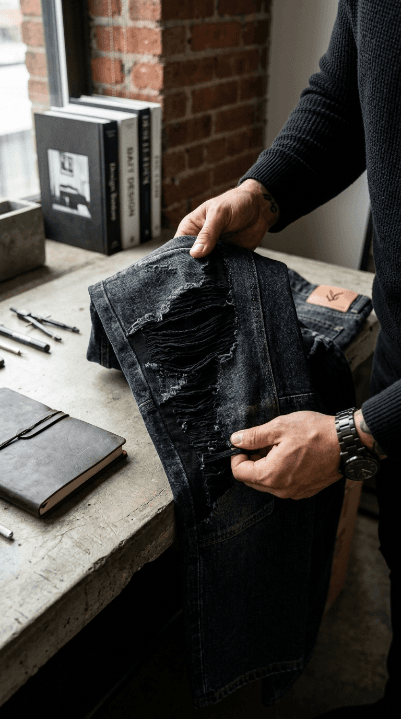 جينز كارغو ديسترويد – Destroyed Cargo Jeans